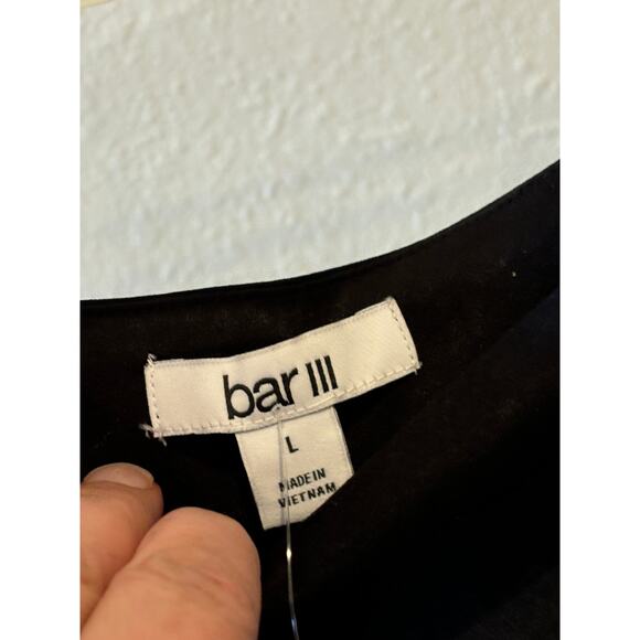 Bar III Midi Skirt Black Size  Large New - Picture 4 of 5